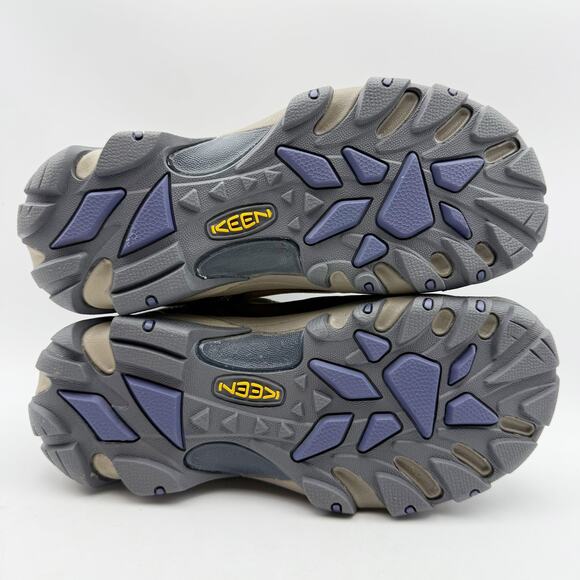 Keen Womens Targhee ll Mid Hiking Boot US 9.5 Brown Blue Waterproof Leather NWOB - Picture 11 of 12